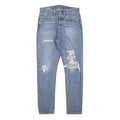 LEVI'S 501S Womens Jeans Blue Slim Skinny Denim Light W28 L28 Distressed