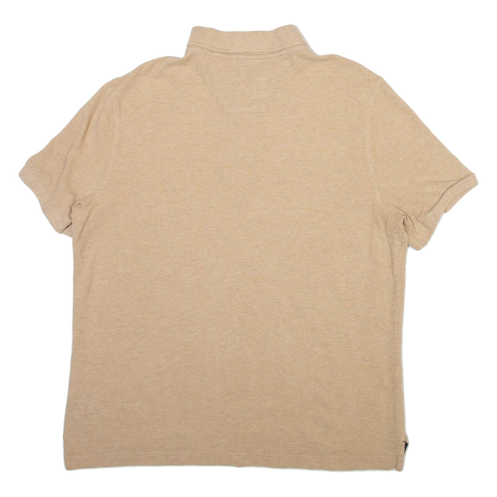 NAUTICA Mens Polo Shirt Beige L