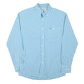WRANGLER Mens Blue Checked Shirt XS Classic Button-Down Collar Long Sleeve