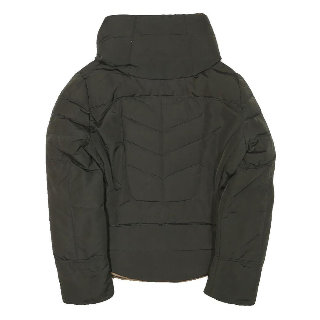 ZARA BASIC Womens Black Jacket M Polyester Blend Plain Zip Comfortable Casual