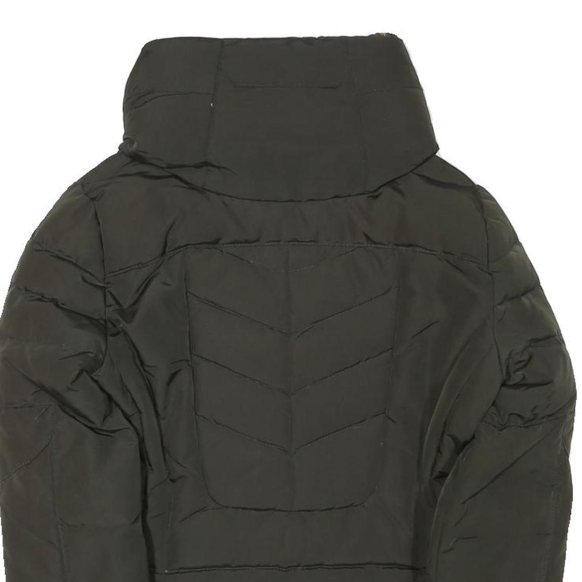 ZARA BASIC Womens Black Jacket M Polyester Blend Plain Zip Comfortable Casual