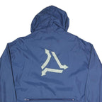 USA GARRY SPORT Mens Blue Jacket XL Polyester Blend Plain Zip Hooded Casual