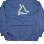 USA GARRY SPORT Mens Blue Jacket XL Polyester Blend Plain Zip Hooded Casual