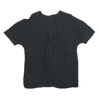 SERGIO CASSINI Womens Black Silk Shift Dress Short Sleeve UK S Elegant