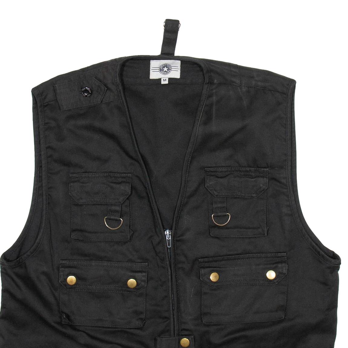 ARMY TEX Utility Mens Military Gilet Black M