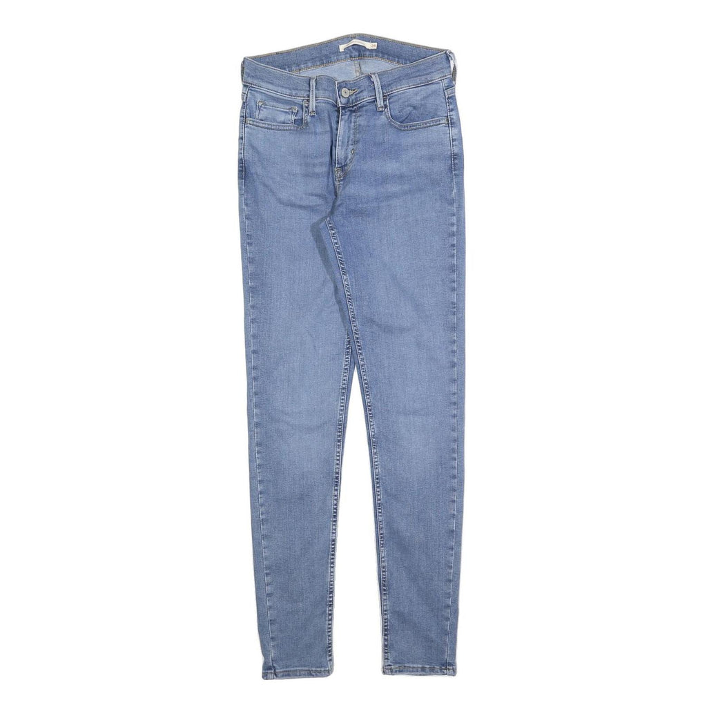 LEVI'S 710 Womens Jeans Blue Slim Skinny Denim Light W28 L30 Stretch Cotton