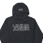 UNDER ARMOUR Mens Black Hoodie M Cotton Blend Pullover Lightweight Casual