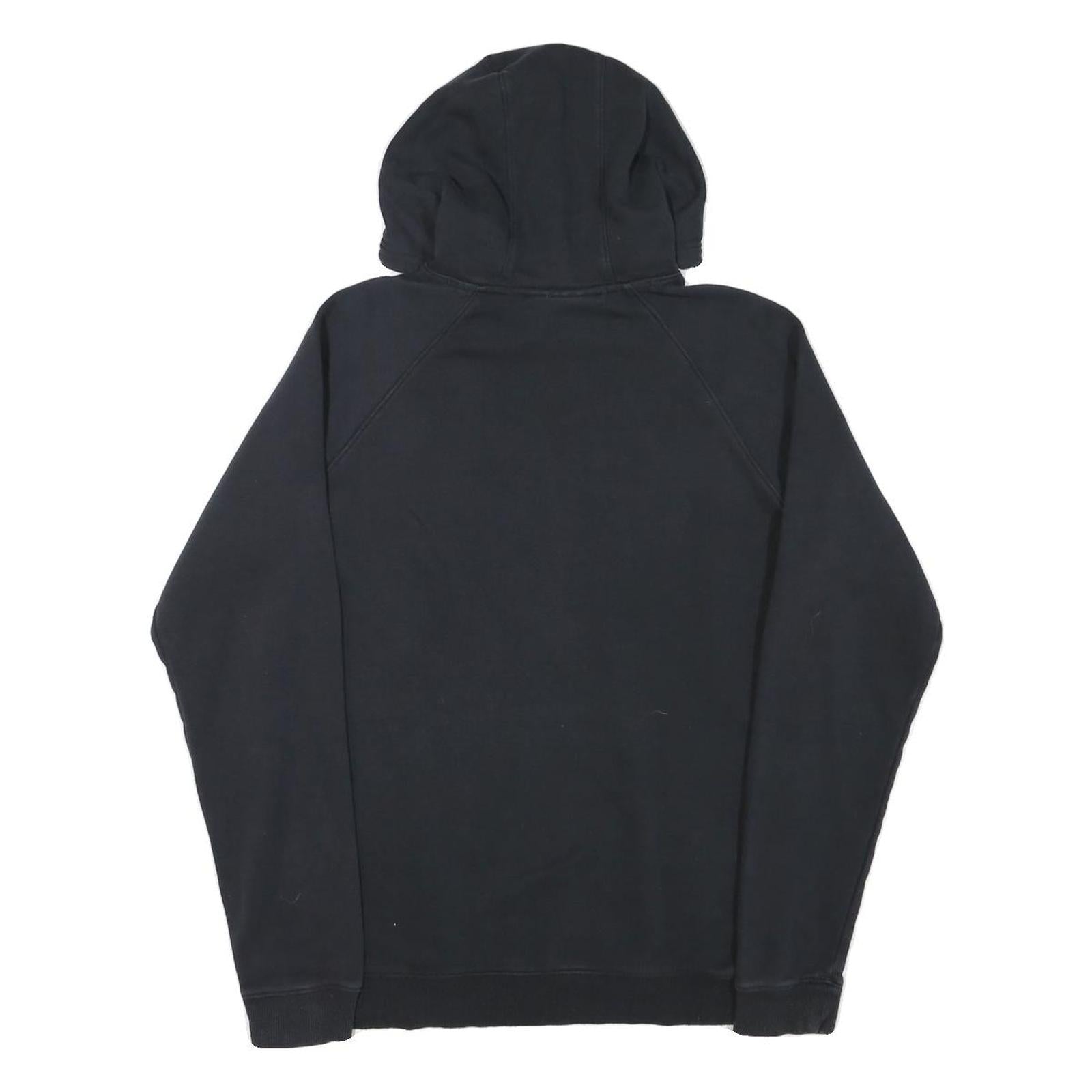 UNDER ARMOUR Mens Black Hoodie M Cotton Blend Pullover Lightweight Casual