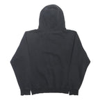 HARD ROCK CAFE Mens Black Pullover Hoodie M New York Logo Cotton Blend Casual