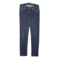 LEVI'S Mens Slim Blue Denim Slim Fit Jeans W26 L28 Classic Cotton Blend Zip