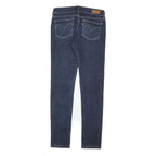 LEVI'S Mens Slim Blue Denim Slim Fit Jeans W26 L28 Classic Cotton Blend Zip