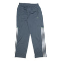 ADIDAS Mens Joggers Blue White Green M W28 L30 Polyester Sportswear