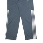 ADIDAS Mens Joggers Blue White Green M W28 L30 Polyester Sportswear