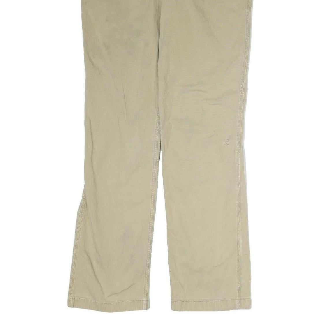 CARHARTT Mens Cotton Beige Relaxed Straight Trousers W38 L36 Workwear Casual