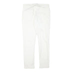 GUESS Mens Slim White Jeans Cotton Blend W33 L30 Zip Closed Casual Wear
