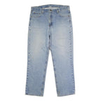 CARHARTT Mens Jeans Blue Regular Straight Denim Medium W38 L31 Button Closure