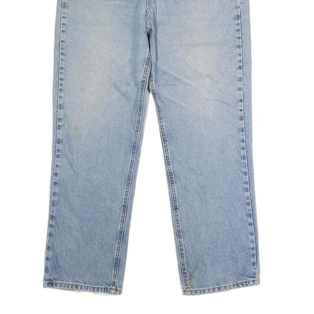 CARHARTT Mens Jeans Blue Regular Straight Denim Medium W38 L31 Button Closure