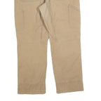 CARHARTT Mens Relaxed Fit Beige Cotton Blend Workwear Trousers W36 L30 Durable