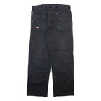 DICKIES Workwear Womens Trousers Grey Relaxed Straight W32 L28