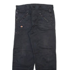 DICKIES Workwear Womens Trousers Grey Relaxed Straight W32 L28