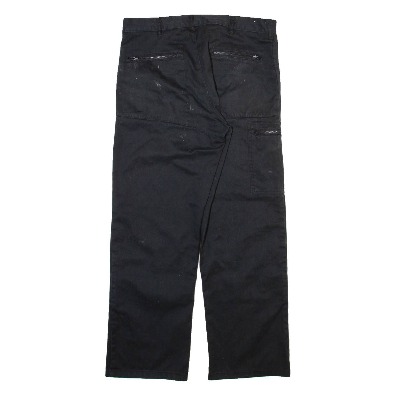 DICKIES Workwear Womens Trousers Grey Relaxed Straight W32 L28