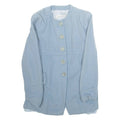 GLORAINE Womens Blazer Jacket Blue M