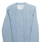 GLORAINE Womens Blazer Jacket Blue M