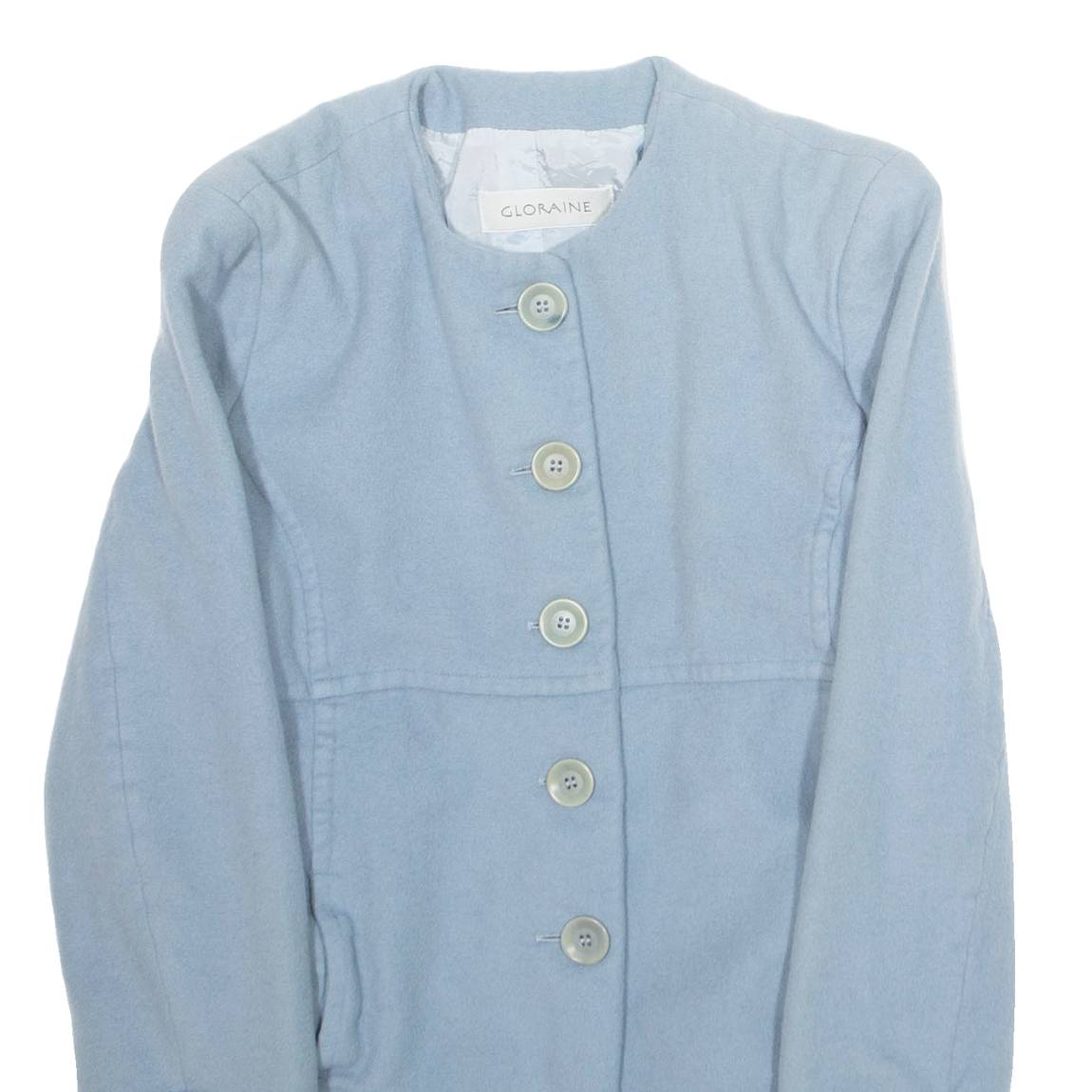 GLORAINE Womens Blazer Jacket Blue M