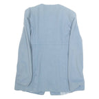 GLORAINE Womens Blazer Jacket Blue M