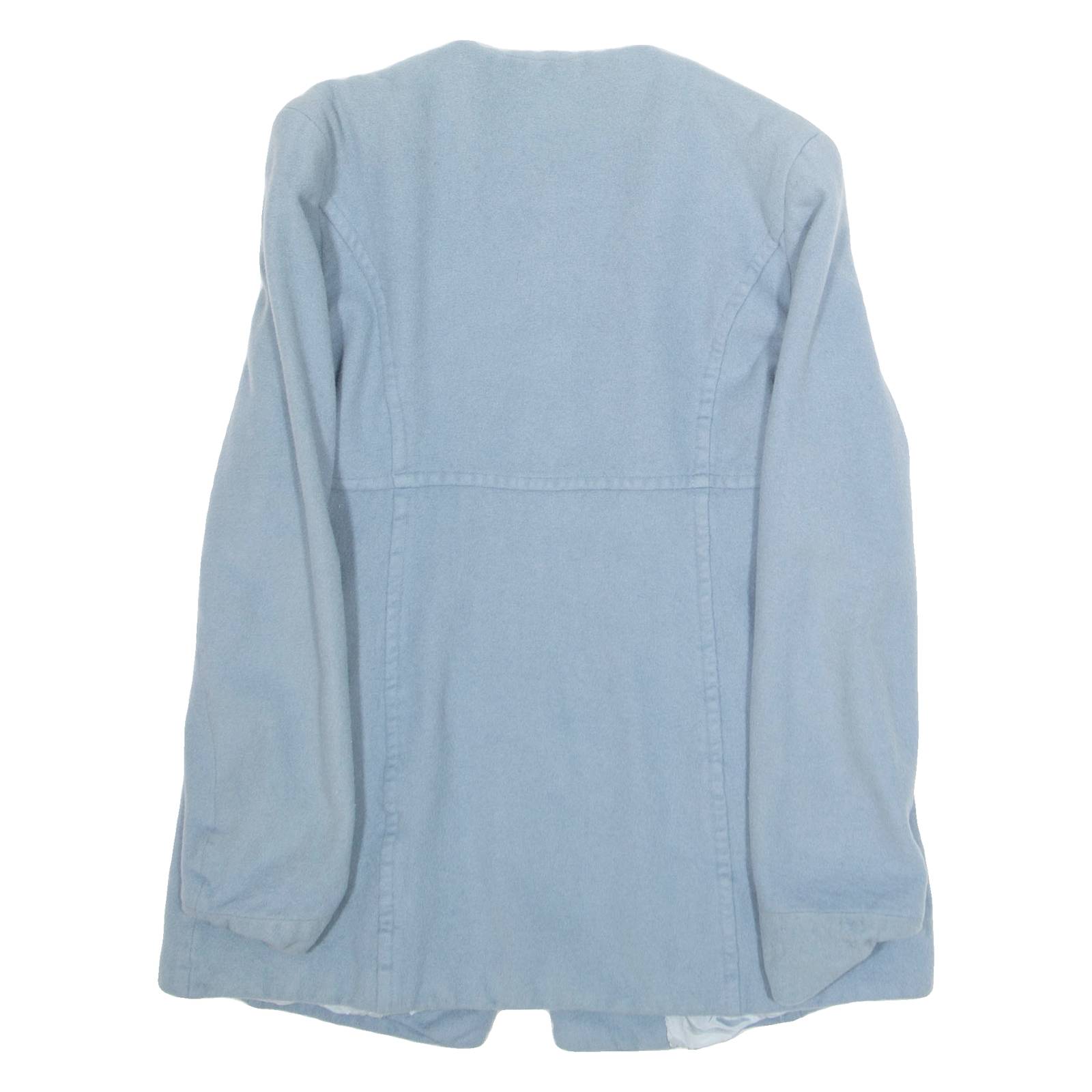 GLORAINE Womens Blazer Jacket Blue M