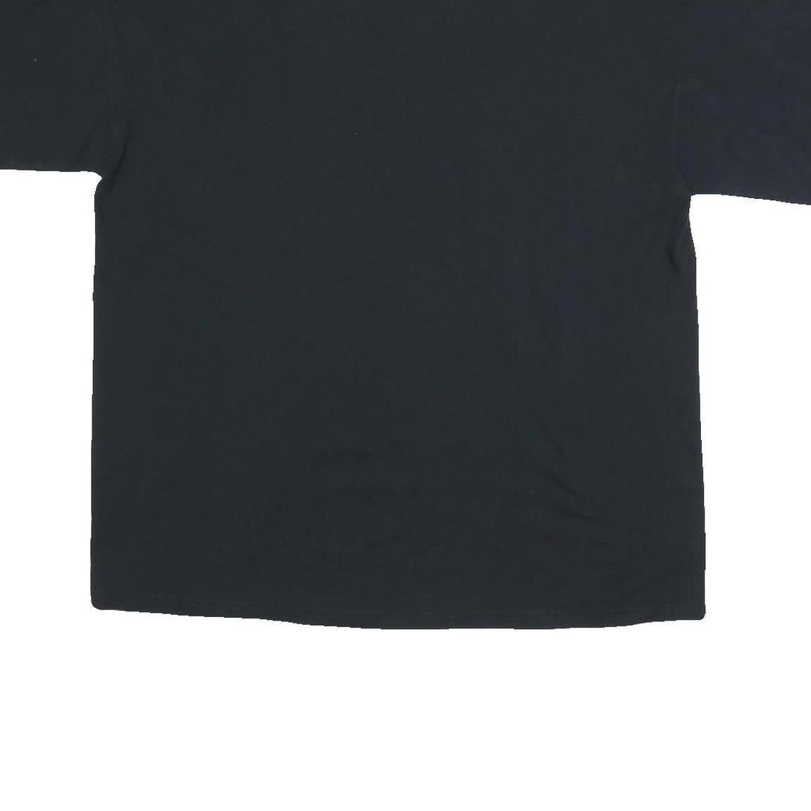 GILDAN Mens Black Green & Red Novelty Costume T-Shirt XL Short Sleeve Crew Neck