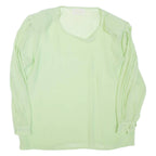 CHORISIA Womens Top Green Long Sleeve XL