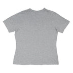 NIKE Womens Grey V-Neck T-Shirt S Cotton Blend Casual Sportswear