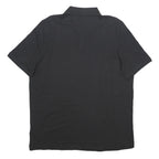 PUMA Mens Black Short Sleeve Plain XL Polo Shirt Cotton Blend Casual Sportswear