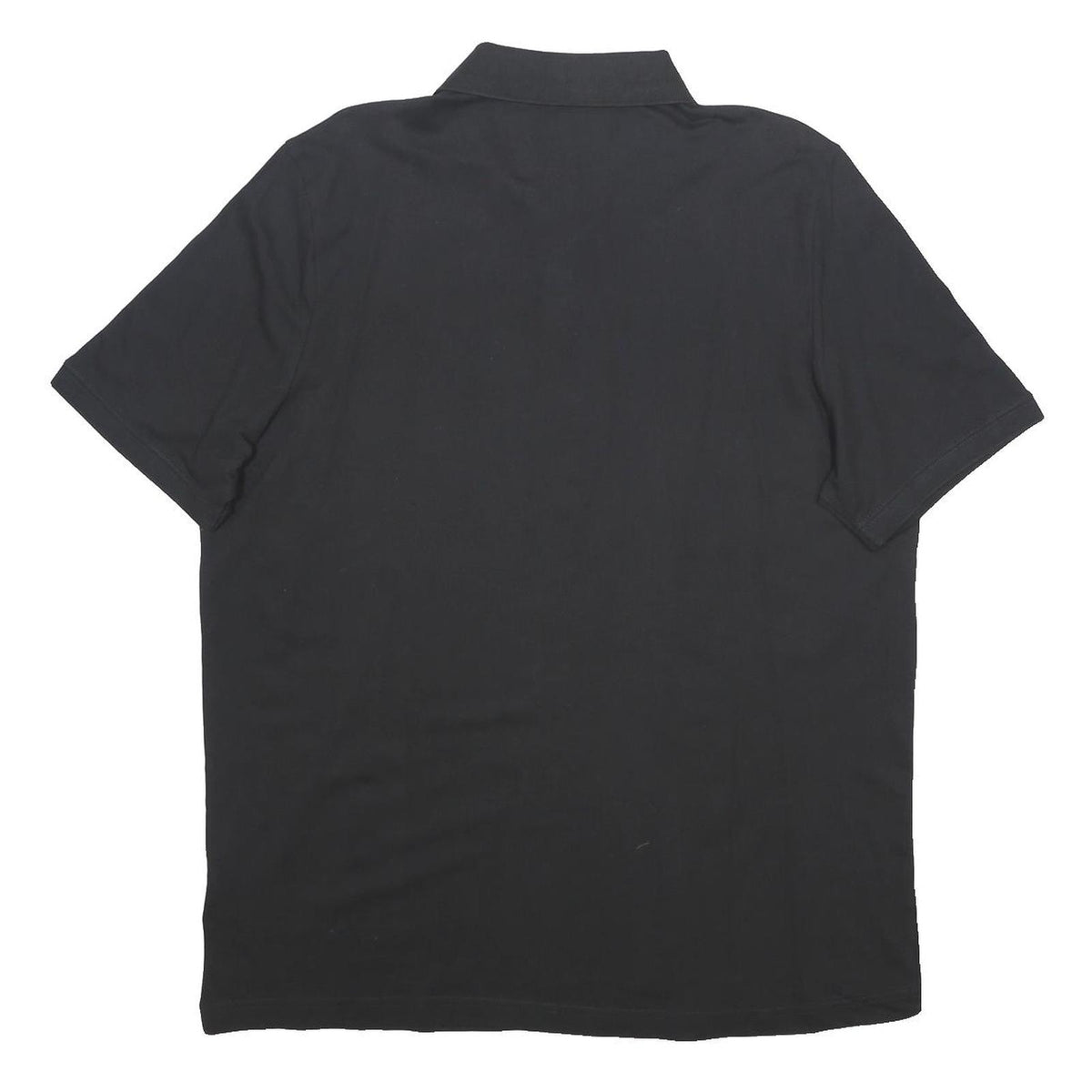 PUMA Mens Black Short Sleeve Plain XL Polo Shirt Cotton Blend Casual Sportswear