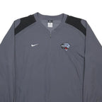 NIKE Mens Grey & Black Sports Jaguar Logo Crew Neck Sweatshirt M Polyester