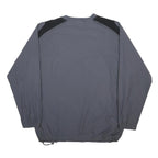 NIKE Mens Grey & Black Sports Jaguar Logo Crew Neck Sweatshirt M Polyester
