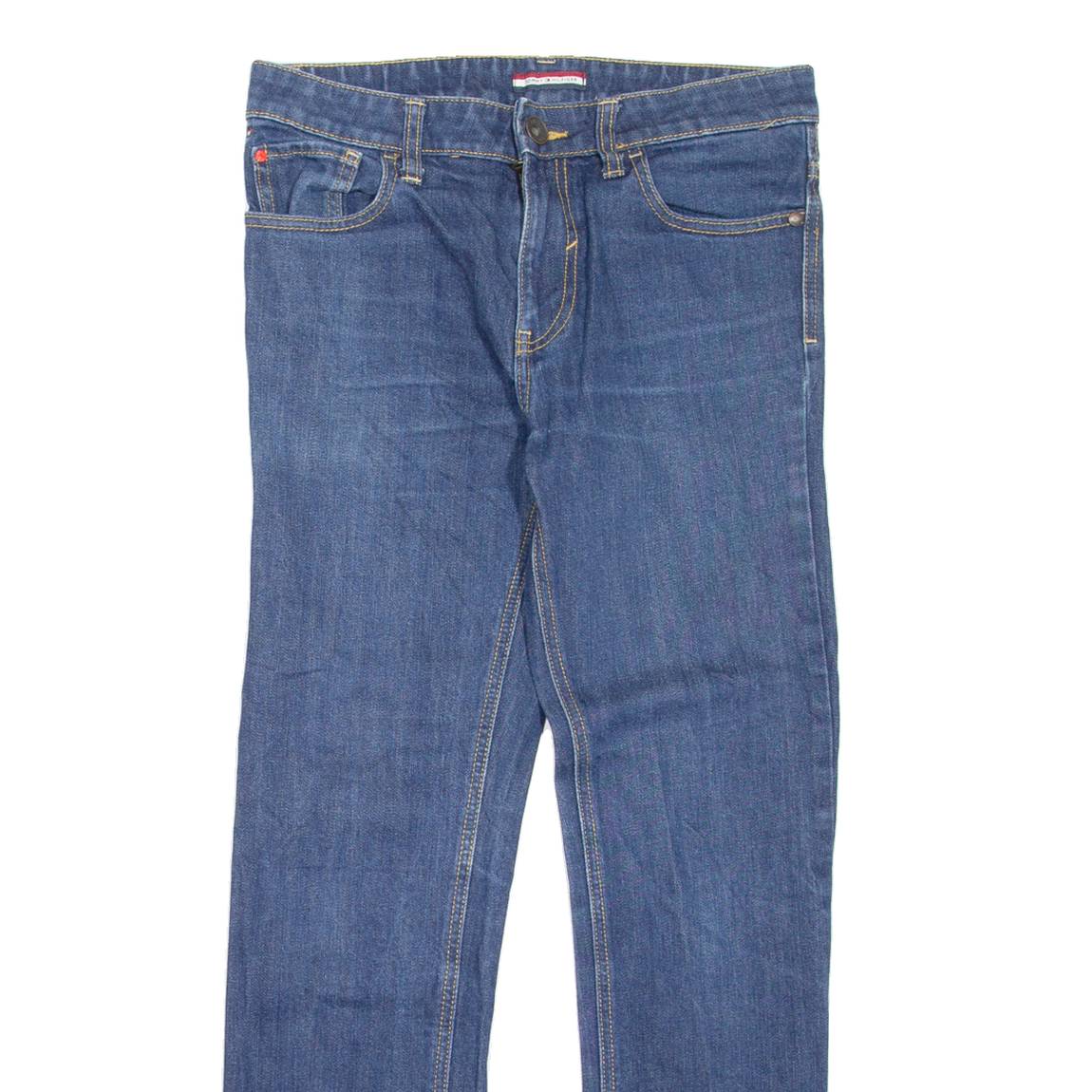 TOMMY HILFIGER Mens Jeans Blue Slim Straight W28 L26