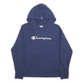 CHAMPION Mens Navy Hoodie S Cotton Blend Pullover Casual Sportswear