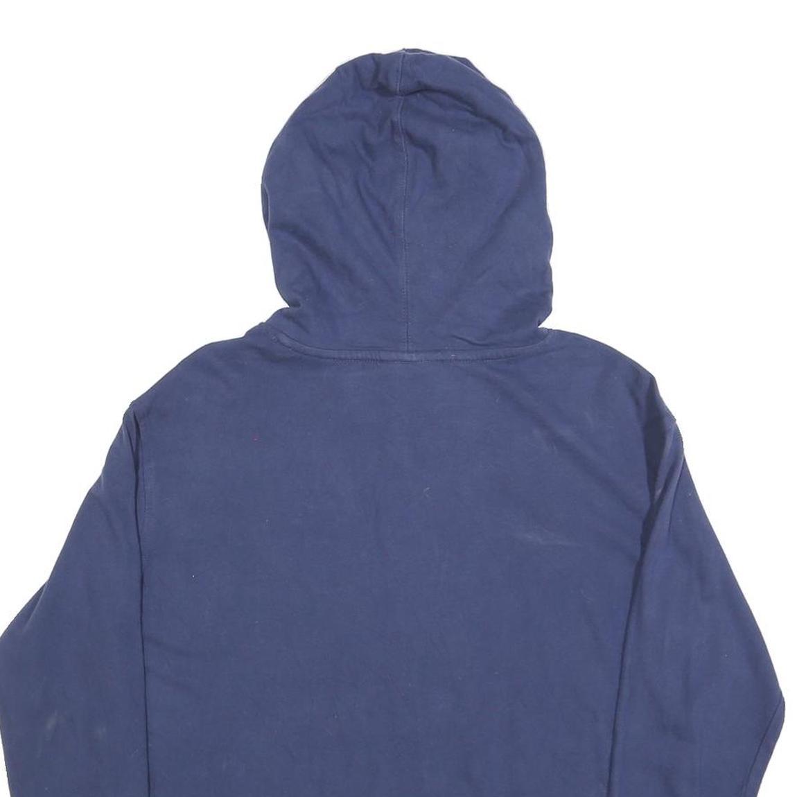 CHAMPION Mens Navy Hoodie S Cotton Blend Pullover Casual Sportswear