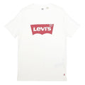 LEVI'S Mens White Red Logo Graphic T-Shirt M Short Sleeve Crew Neck Cotton