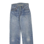 LEVI'S 501 Womens Jeans Blue Regular Straight Denim Light W26 L30 Classic Fit