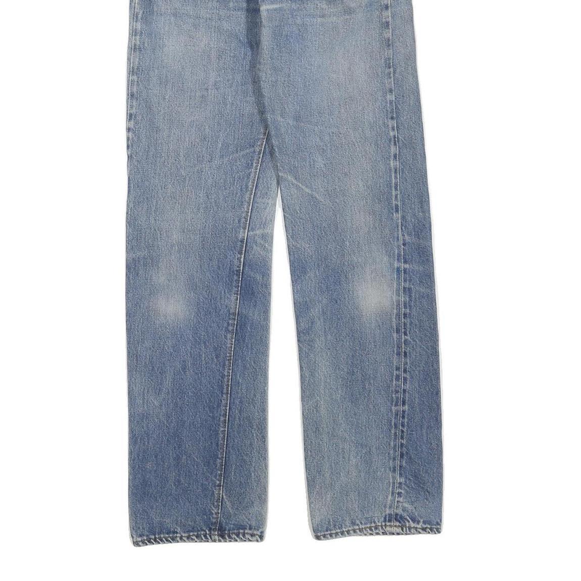 LEVI'S 501 Womens Jeans Blue Regular Straight Denim Light W26 L30 Classic Fit