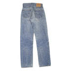 LEVI'S 501 Womens Jeans Blue Regular Straight Denim Light W26 L30 Classic Fit