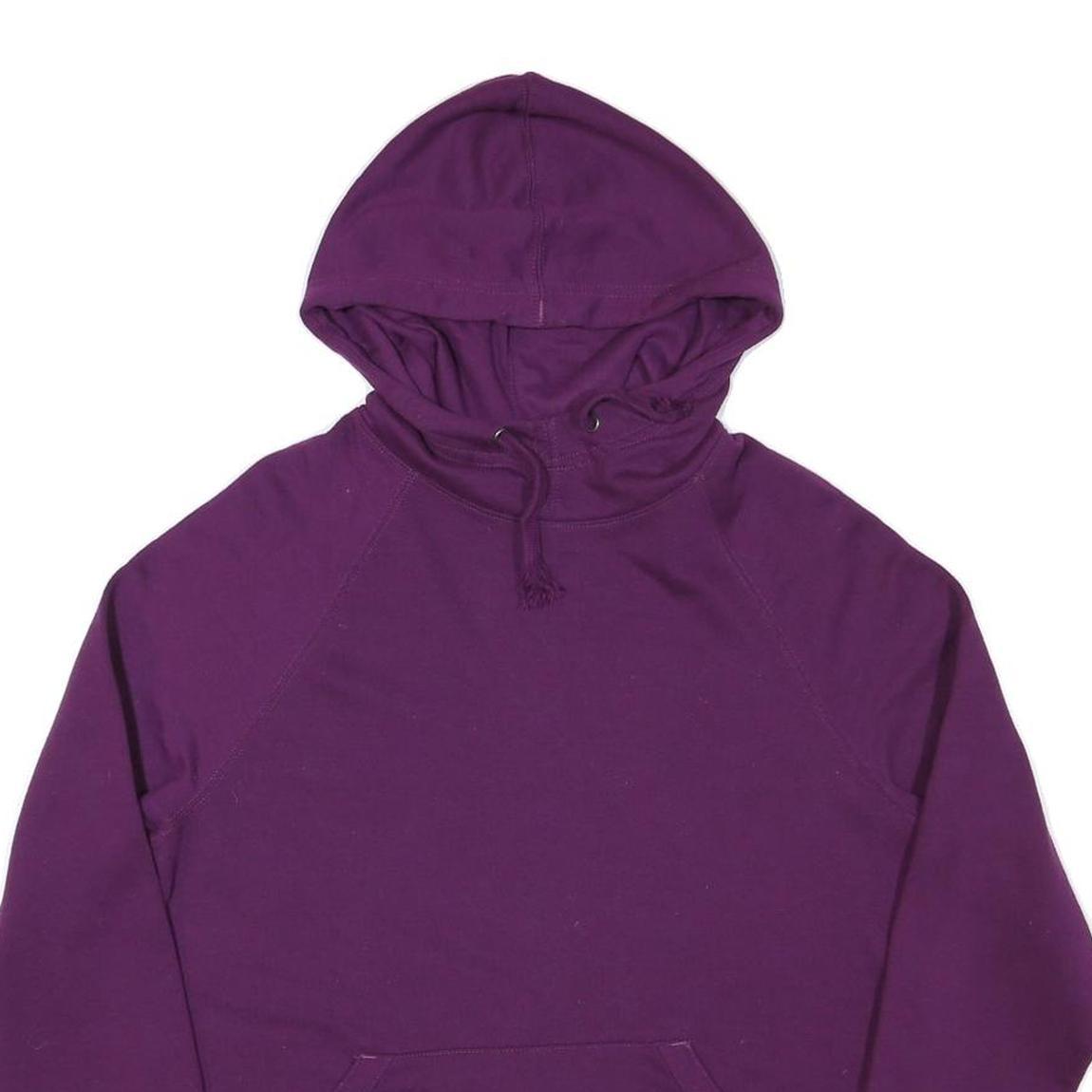 CHAMPION Womens Purple Pullover Hoodie M Cotton Blend Comfortable Casual