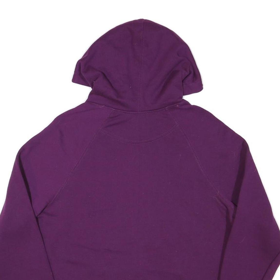 CHAMPION Womens Purple Pullover Hoodie M Cotton Blend Comfortable Casual