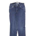 LEVI'S 512 Tapered Girls Jeans Blue Slim Denim W25 L30 Stylish Cotton Blend Zip