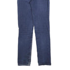 LEVI'S 512 Tapered Girls Jeans Blue Slim Denim W25 L30 Stylish Cotton Blend Zip