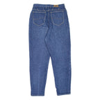 LEE Womens Jeans Blue Regular Mom Stone Wash W28 L28