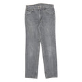 LEVI'S 634 02 59 Mens Jeans Grey Slim Straight Denim Light W32 L31 Cotton Zip